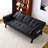 Foldable 70 - Inch Bed Made Of Cotton And Linen, Suitable For Small Spaces, Featuring Central Cup Holder Side Storage, Dual Mode Transformation, 2 Seats, Dark Grey Inchcotton Linenmulti-1540244385