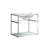 Pierre Single, Open Shelf, Metal Frame Bathroom Vanity-1100882537-1255423041