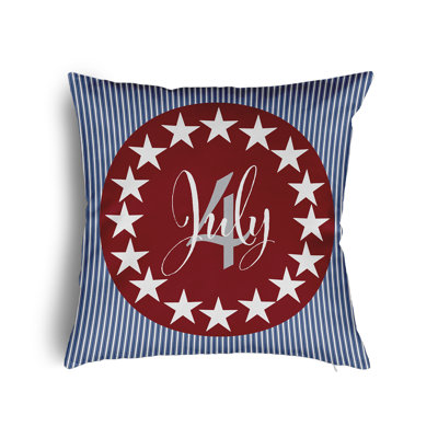 Funky Junky Geometric Reversible Throw Pillow