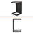 Coral Alu C-Shaped Table-1729492344