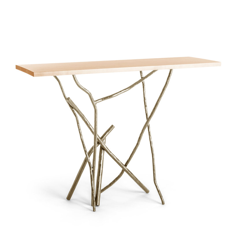 Brindille 46" Console Table, Natural, Soft Gold
