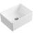 Eridanus 21'' L x 15'' W Single Bowl Ceramic Farmhouse Kitchen Sink with Pop-Up Drain, Utility Sink