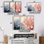 Rockett - ensemble d'art mural corail-108455869-108455867
