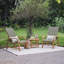 Nimes 2-Person Teak Outdoor Seating Group