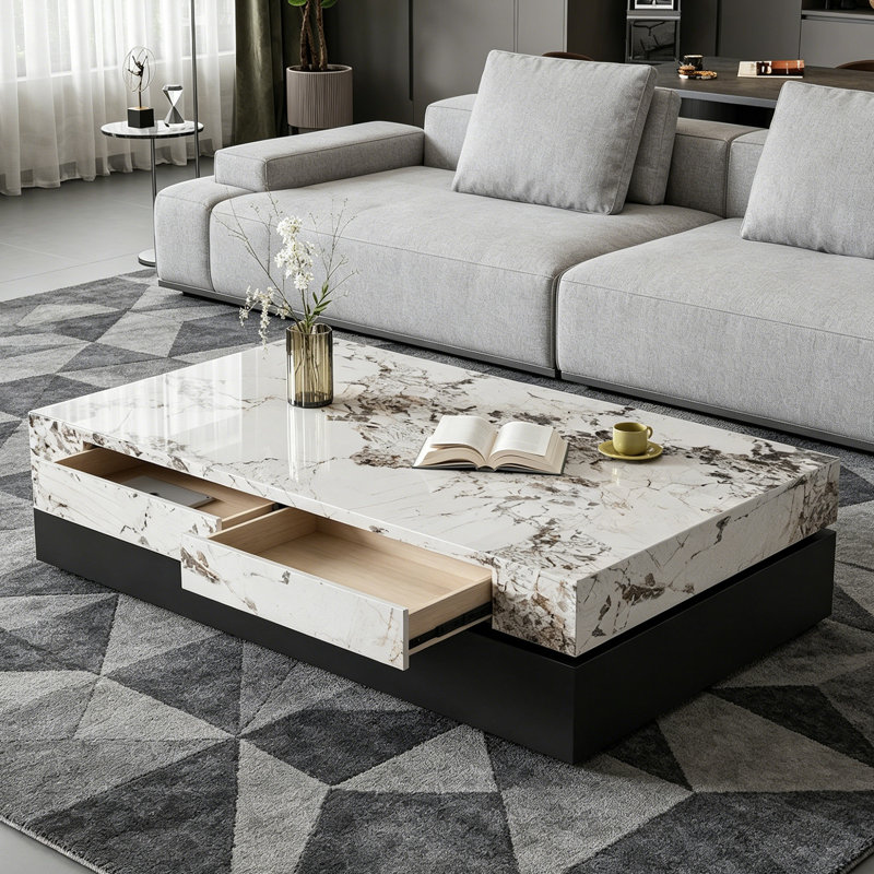 Alexander, 15.74" H x 62.99" L x 31.49" W, White/Gray