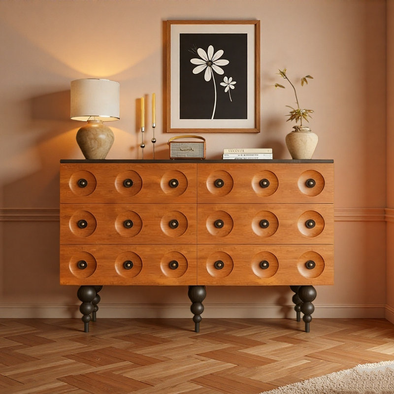 Multi-Drawer Retro Sideboard