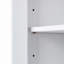 Grande armoire de rangement blanche avec tablettes
