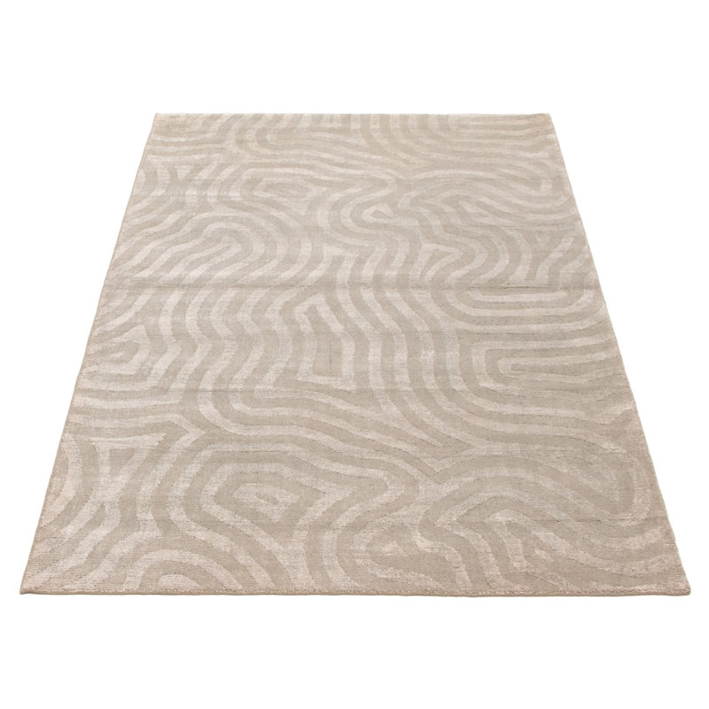 Tapis gris clair Tangier 4 pi 10 po x 7 pi 11 po