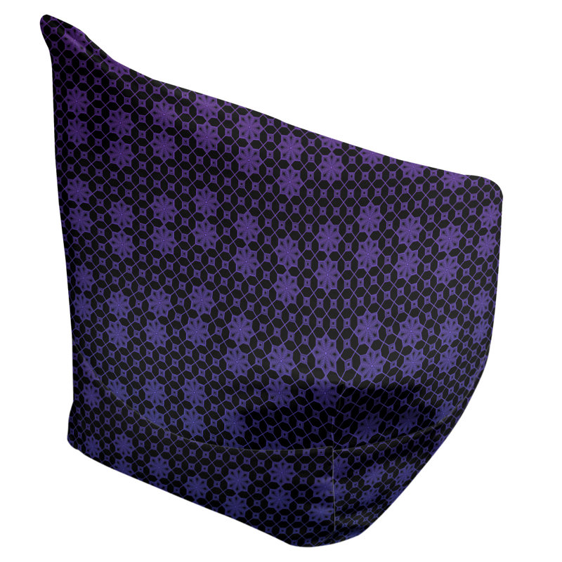Fauteuil à billes standard & Leffel, Pas de bourre, H 120 po x l 31 po x P 60 po, Bleu / Mauve