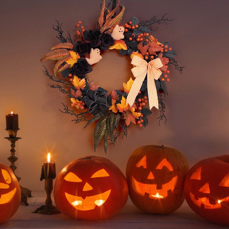 Faux Polyester 16.93'' Wreath