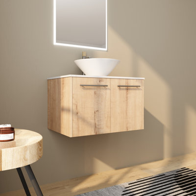 Duriye 29.54'' Single Bathroom Vanity with Ceramic Top
