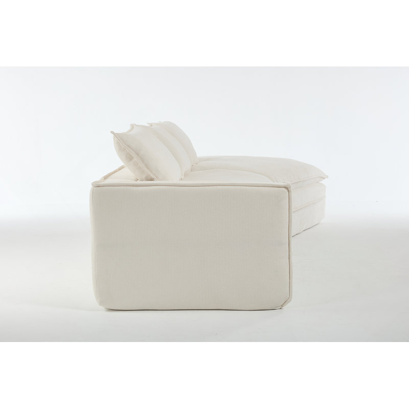 Canapé modulaire Modern, Tissu blanc