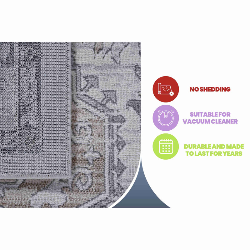 Collection Non-Shedding Living Room Bedroom Dining Home Office Stylish And Stain Resistant Area Rug, Rectangle 6'7" x 7'9"