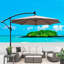 Parasol d'extérieur à énergie solaire à DEL-1132889330