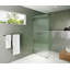 Aurora 36 in. x 78 in. Fully Frameless Fluted Radius Single Fixed Shower Panel-1590048577-1480847159