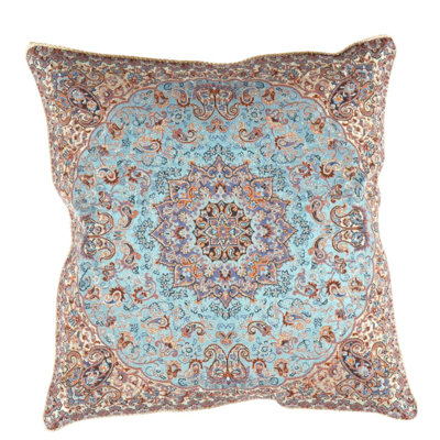 L Blue Diamond  Silk Termeh 16''