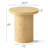 Katsuyuki Burl Wood Side Table