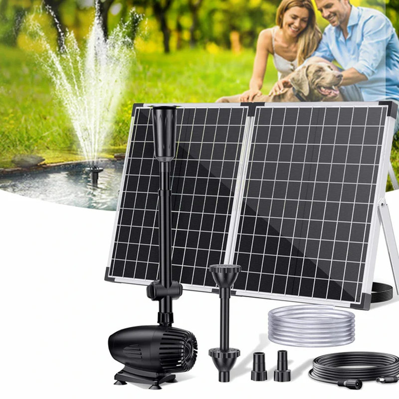 Pompe solaire de fontaine 55W avec protection contre la marche à sec