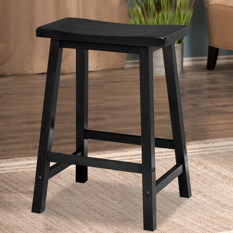 Ensemble de salle à manger 2 pièces Alek, Noir, Tabouret de comptoir (assise de 24 po de hauteur)