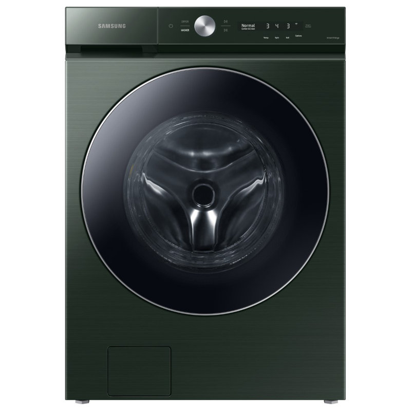 Samsung Bespoke 5.3 cu. ft. Ultra Capacity Front Load Washer with AI OptiWash™ and Auto Dispense, Forrest Green