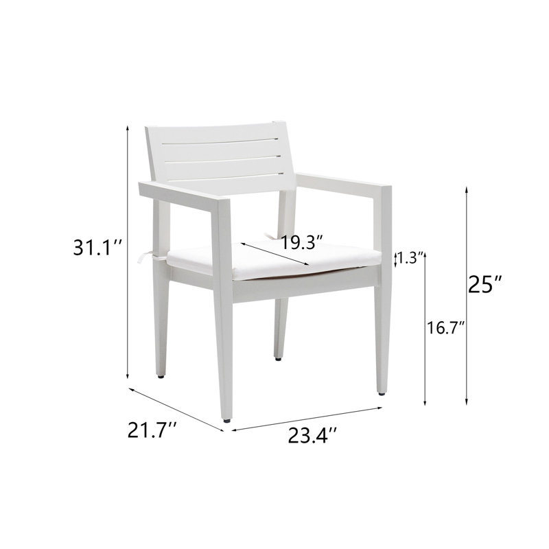 Elijahjohn Outdoor 16.7'' Stool
