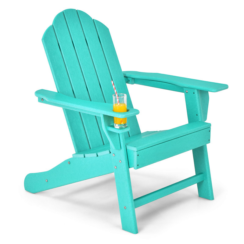Chaise Adirondack en plastique Ottosen, Turquoise