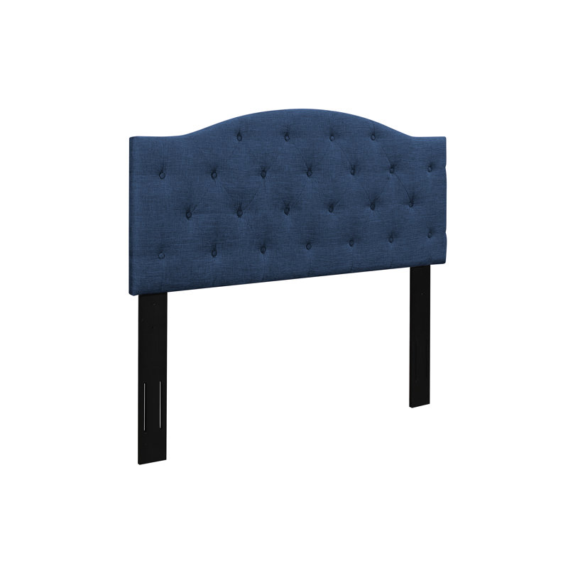 Upholstered Headboard, Blue, Twin