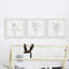 Basic Ballet Steps - Ensemble de 3 reproductions de dessins encadrés-60698253