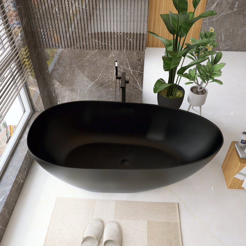 67 x baignoire, Noir mat