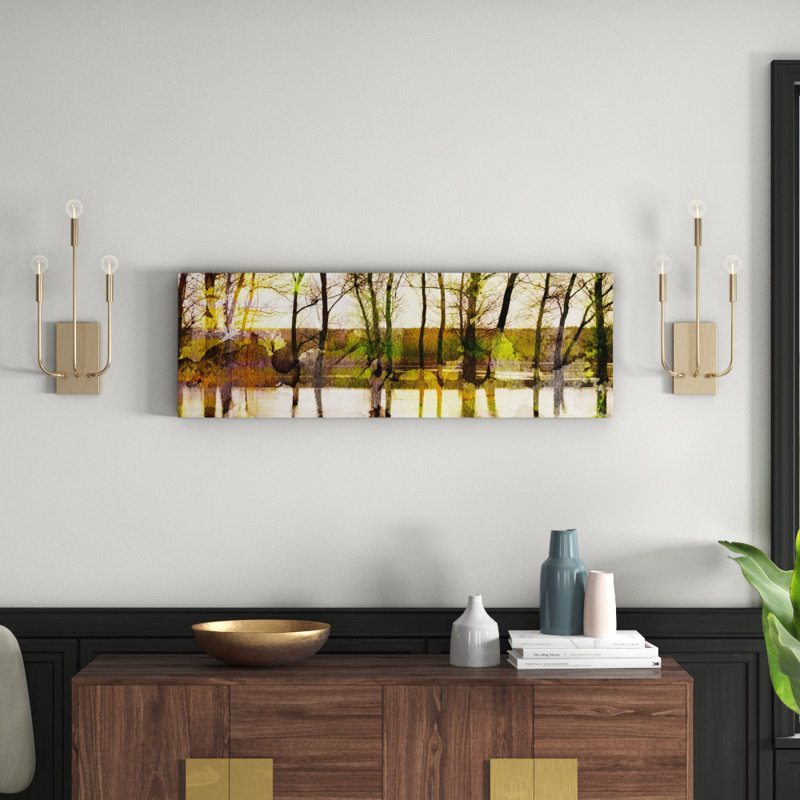 Parvez Taj - Wrapped Canvas Print, 38cm H x 114cm W x 4cm D