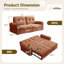 Canapé-lit convertible 77 po sofa Canapé-lit 2 en 1 pour s'asseoir et dormir-132491627