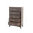 Rustic Grey Oak Simple Tall Chest