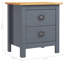 Perley Bedside Cabinet Hill 46x35x49.5 cm Solid Pine Wood-196559824-196559825