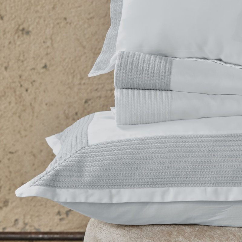 Herron_Duvet Cover, Twin Duvet Cover, White