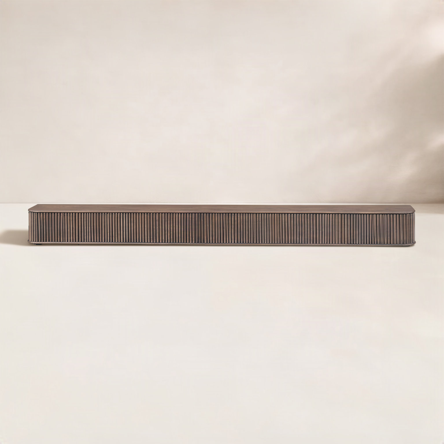 Modern Ember Alfama Fireplace Mantel Shelf, Umber, 60"
