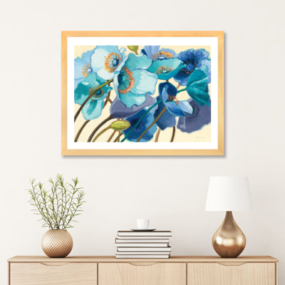 «Le Pavots Bleu» par Shirley Novak - reproduction d'art