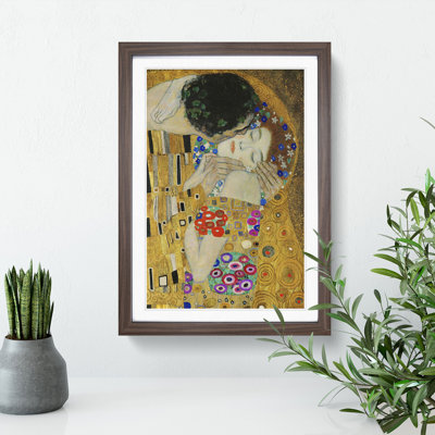 The Kiss Vol.3 by Gustav Klimt - Picture Frame Graphic Art