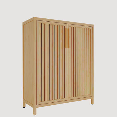 Armoire de rangement de 42 pouces de grande capacité, qui peut être utilisée comme armoire à chaussures