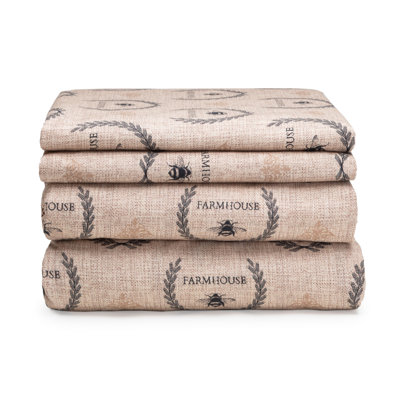 Ensemble de draps 100% coton