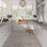 Carreau rectangulaire en porcelaine naturelle mate 23,77 po x 47,25 po Bois Chevron