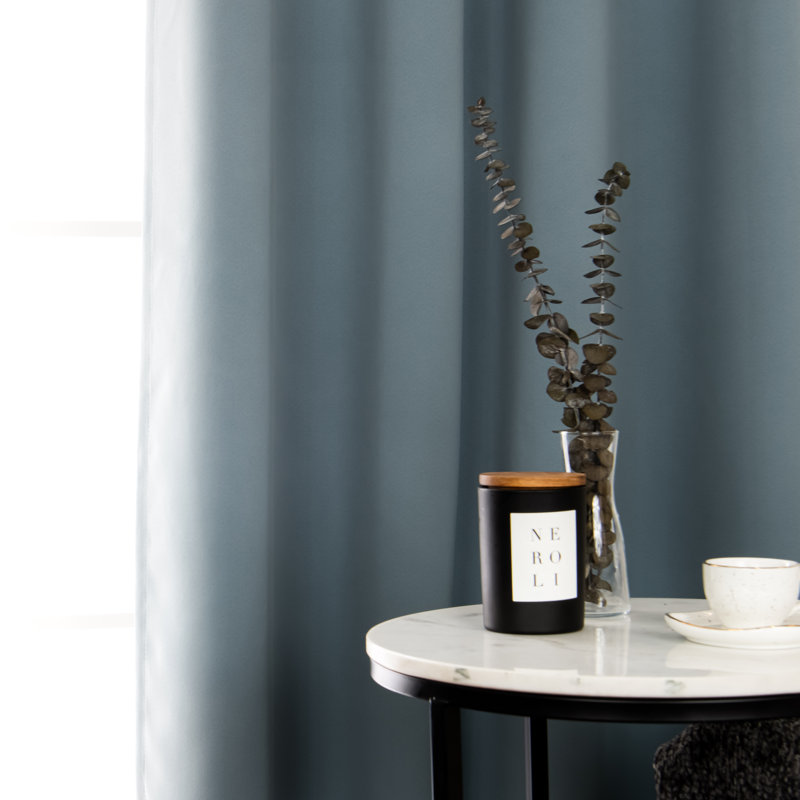 Rideau en polyester, Vert menthe