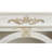 67.23 Inch Tall Shelf Unit, 4 Antique White For Home Office & Living Room, Vintage Style Bookcase, Touch