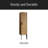 Striped Matt Bathroom Side Cabinet, Freestanding Storage Cabinet For Modern Bathroom