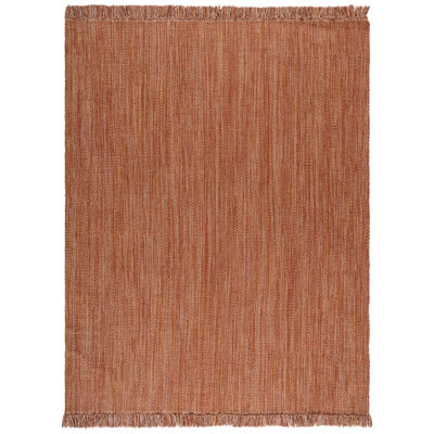 Tapis Montauk 324 tissé à la main en coton recyclé, sans motif