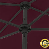Caylee 180cm X 120cm Rectangular Beach Parasol