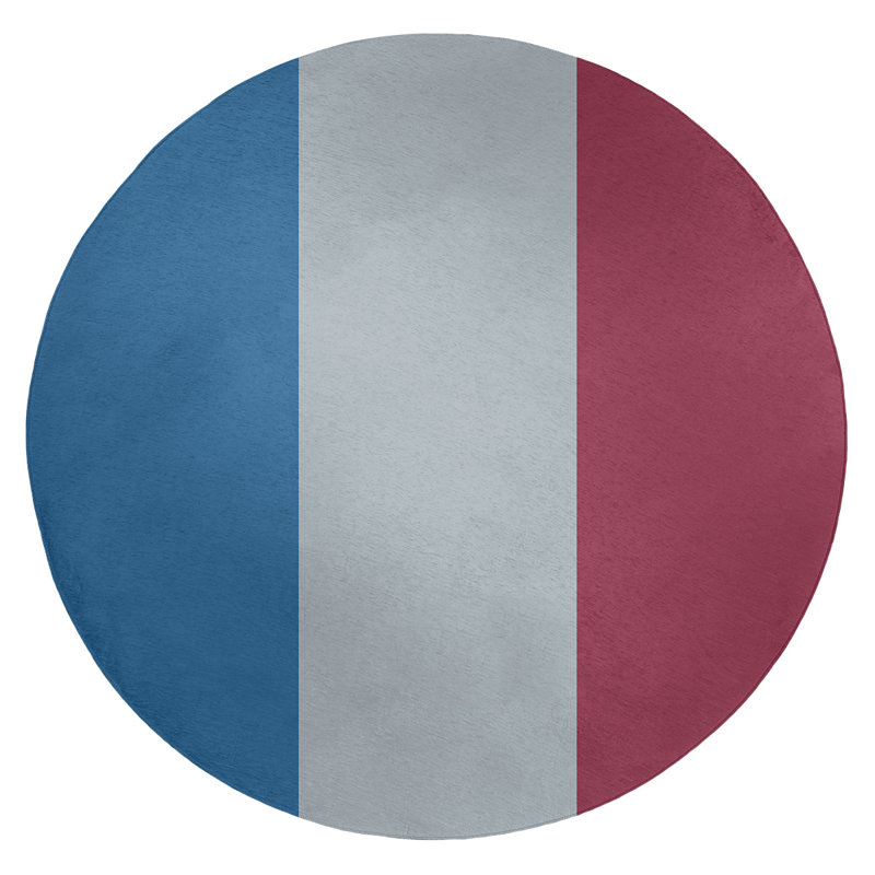 Chenille Indoor Rug, Round 5'