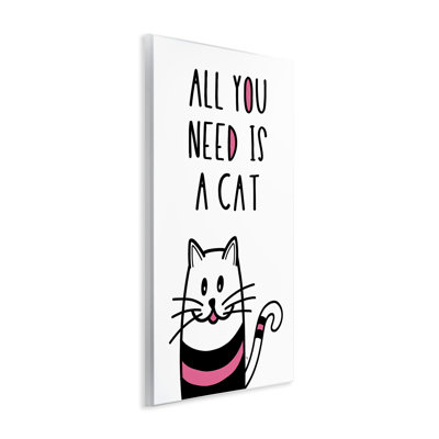 All All Need Is Cat, plaque murale, design par Martina Pavlova