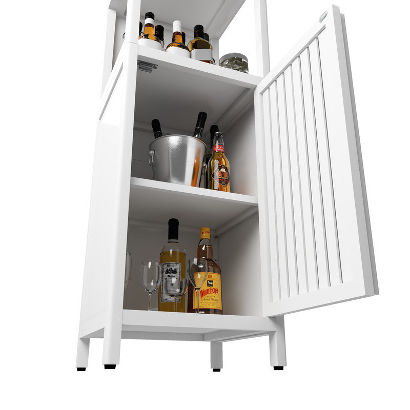 Armoire de rangement en bambou Tall