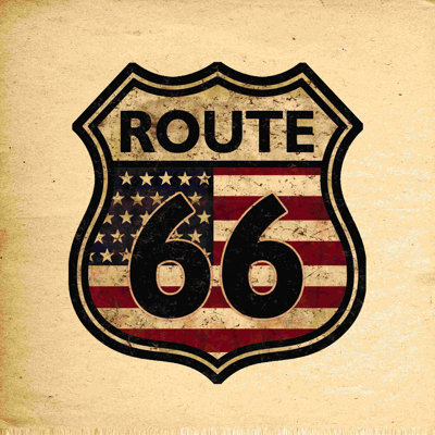 " American Route 66 Worn "