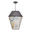 Luminaire suspendu conique 1 lumière avec motif-1080055280